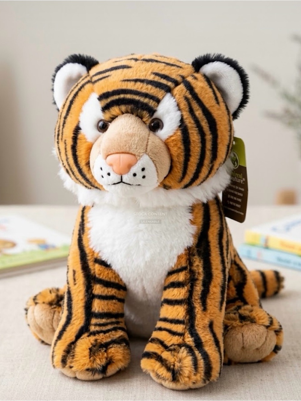 Animal Adventure Kid's Unisex Tiger Stuffed Animal NWT retired rare hard to find
